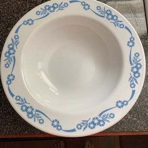 Blue Cornflower 60th Anniversary Rimmed Soup Bowls